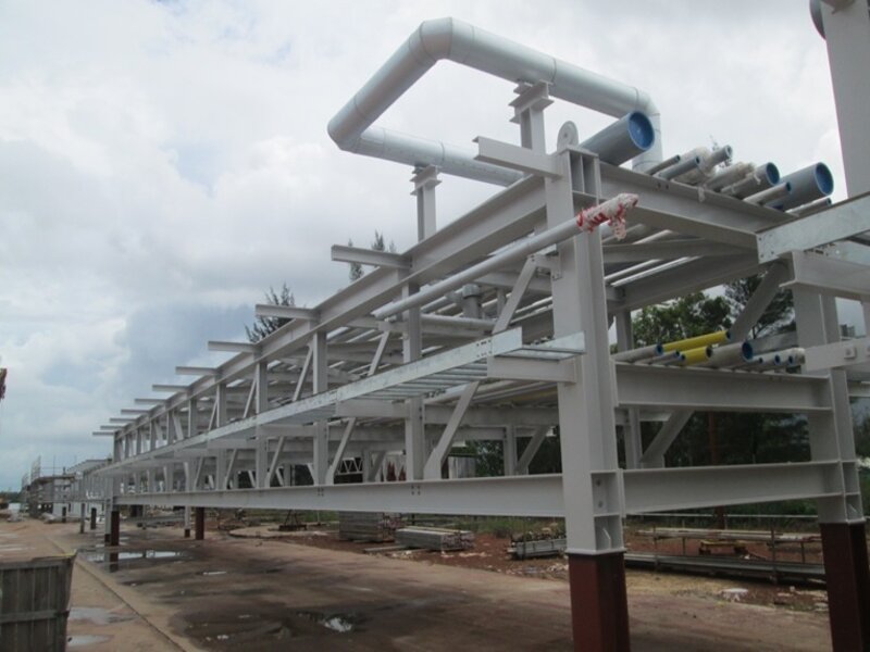 EVONIK Me5 – PIPE RACK ASSEMBLY